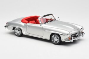 Mercedes 190 SL W121 Ezüst Norev 1:18 B660640604 Fém – 6. kép a 8-ből