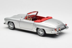 Mercedes 190 SL W121 Ezüst Norev 1:18 B660640604 Fém – 7. kép a 8-ből