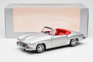 Mercedes 190 SL W121 Ezüst Norev 1:18 B660640604 Fém – 8. kép a 8-ből
