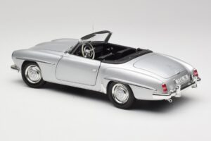 Mercedes 190 SL W121 Ezüst Szürke Minichamps 1:18 100037031 Fém – 7. kép a 8-ből