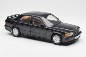 Mercedes 190E 2.3-16 W201 Kékfekete Metallic AUTOart 1:18 76122 Fém – 6. kép a 8-ből