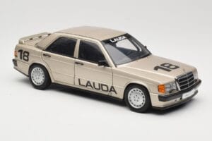 Mercedes 190E 2.3-16 W201 #1 N. Lauda Race of Champions Nurburgring 1984 AUTOart 1:18 88431 Fém – 6. kép a 8-ből