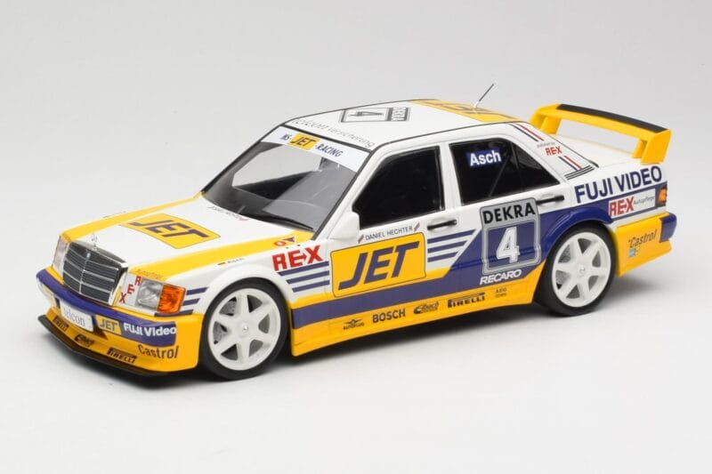 Mercedes 190E 2.5-16 EVO 1 W201 Team MS-Jet #4 R. Asch DTM 1989 Minichamps 1:18 155893604 Fém