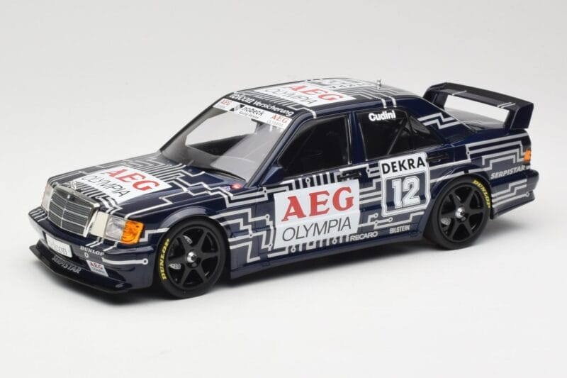 Mercedes 190E 2.5-16 EVO 1 W201 Team Snobeck #12 A. Cudini DTM 1989 Minichamps 1:18 155893612 Fém