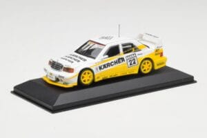 Mercedes 190E 2.5-16 Evo 2 W201 #22 MS Kärcher Schmickler DTM 1990 Minichamps 1:43 13120 Fém – 2. kép a 4-ből
