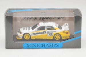Mercedes 190E 2.5-16 Evo 2 W201 #22 MS Kärcher Schmickler DTM 1990 Minichamps 1:43 13120 Fém – 4. kép a 4-ből