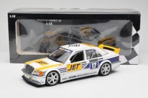 Mercedes 190E 2.5-16 EVO I W201 #17 Team MS-Jet J. van Ommen DTM 1990 Minichamps 1:18 155903617 Fém – 6. kép a 6-ből