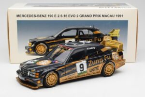 Mercedes 190E 2.5-16 Evo II #9 K. Ludwig Macau GP 3rd Place 1991 AUTOart 1:18 89135 Fém – 8. kép a 8-ből