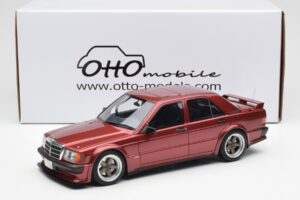 Mercedes 190E 2.5-16 W201 RAUH-Welt Republik Piros Otto 1:18 OT1083 Gyanta – 6. kép a 6-ből
