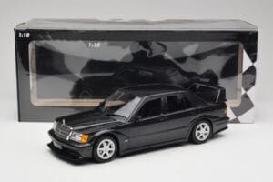 Mercedes 190E W201 2.5-16 EVO 2 Fekete Metallic Minichamps 1:18 155036100 Fém – 6. kép a 6-ből