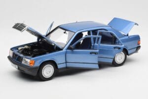 Mercedes 190E W201 Diamond Kék Dealer Kiadás Norev 1:18 B66040661 Fém – 2. kép a 8-ből
