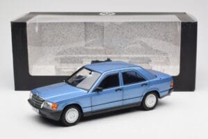 Mercedes 190E W201 Diamond Kék Dealer Kiadás Norev 1:18 B66040661 Fém – 8. kép a 8-ből