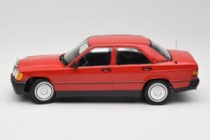 Mercedes 190E W201 Piros Minichamps 1:18 155037000 Fém – 3. kép a 6-ből