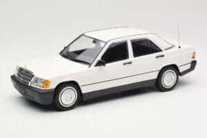 Mercedes 190E W201 Fehér Minichamps 1:18 155037002 Fém