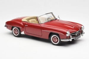 Mercedes 190SL W198 Piros AUTOart 1:18 76116 Fém – 6. kép a 8-ből
