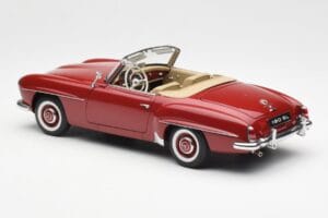 Mercedes 190SL W198 Piros AUTOart 1:18 76116 Fém – 7. kép a 8-ből