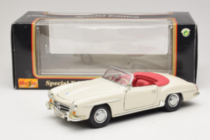 Mercedes 190SL Fehér Maisto 1:18 50274 Fém – 8. kép a 8-ből