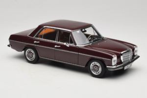 Mercedes 200 W115 Sötét Vörösesbarna Norev 1:18 183778 Fém – 6. kép a 8-ből