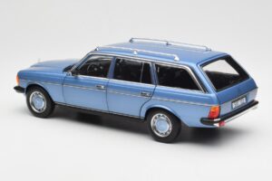 Mercedes 200 S123 T-Model Diamond Kék Dealer Kiadás Norev 1:18 B66040671 Fém – 7. kép a 8-ből