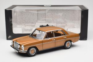Mercedes 200 W115 Bycane Arany Dealer Kiadás Norev 1:18 B66040665 Fém – 8. kép a 8-ből