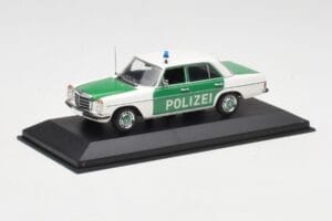 Mercedes 200 W115 Rendőrség Minichamps 1:43 400034090 Fém – 2. kép a 4-ből