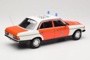 Mercedes 200 W123 Mentőautó Fehér Norev 1:18 183834 Fém – 5. kép a 8-ből