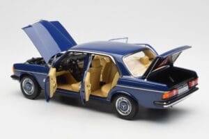 Mercedes 200 W123 Surf Kék Norev 1:18 183710 Fém – 5. kép a 8-ből