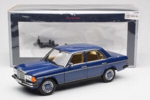 Mercedes 200 W123 Surf Kék Norev 1:18 183710 Fém – 8. kép a 8-ből