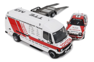 Mercedes 208D + Toyota Celica ST165 Gr.A RAC Safari 1990 Otto 1:18 OT480 Gyanta – 2. kép a 4-ből