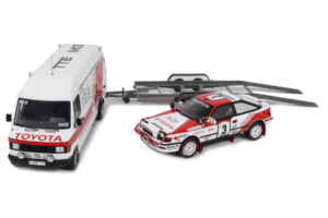 Mercedes 208D + Toyota Celica ST165 Gr.A RAC Safari 1990 Otto 1:18 OT480 Gyanta – 3. kép a 4-ből