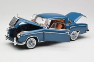 Mercedes 220 SE W128 Kék Sun Star 1:18 3561 Fém – 2. kép a 8-ből