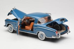 Mercedes 220 SE W128 Kék Sun Star 1:18 3561 Fém – 5. kép a 8-ből