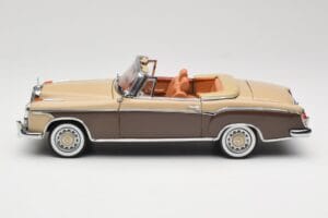 Mercedes 220 SE W128 Kabrió Bronzvörös Sun Star 1:18 3572 Fém – 4. kép a 8-ből