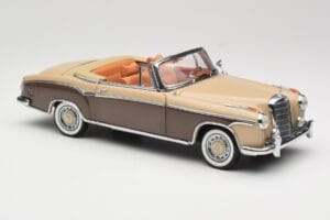 Mercedes 220 SE W128 Kabrió Bronzvörös Sun Star 1:18 3572 Fém – 6. kép a 8-ből
