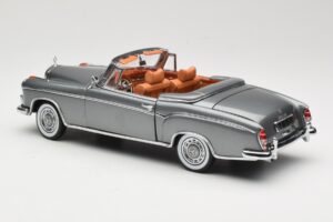 Mercedes 220 SE W128 Kabrió Grey Metallic Sun Star 1:18 3352-M1 Fém – 7. kép a 8-ből