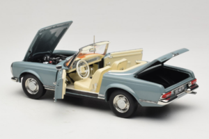 Mercedes 230 SL W113 Horizon Blue Norev 1:18 183992 Fém – 6. kép a 9-ből