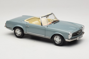 Mercedes 230 SL W113 Horizon Blue Norev 1:18 183992 Fém – 7. kép a 9-ből