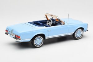 Mercedes 230 SL W113 Pagoda Horizon Kék Dealer Kiadás Norev 1:18 B66040633 Fém – 4. kép a 10-ből
