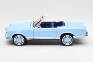 Mercedes 230 SL W113 Pagoda Horizon Kék Dealer Kiadás Norev 1:18 B66040633 Fém – 6. kép a 10-ből