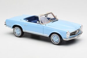 Mercedes 230 SL W113 Pagoda Horizon Kék Dealer Kiadás Norev 1:18 B66040633 Fém – 8. kép a 10-ből