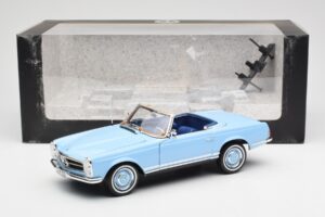 Mercedes 230 SL W113 Pagoda Horizon Kék Dealer Kiadás Norev 1:18 B66040633 Fém – 10. kép a 10-ből