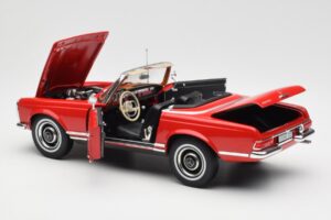 Mercedes 230 SL W113 Pagoda Piros Norev 1:18 B660640596 Fém – 5. kép a 8-ből