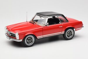 Mercedes 230 SL W113 Pagoda Piros Norev 1:18 B660640596 Fém
