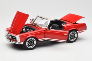 Mercedes 230 SL W113 Pagoda Piros Norev 1:18 B660640596 Fém – 2. kép a 8-ből