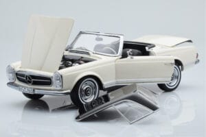 Mercedes 230 SL W113 Pagoda Fehér Limitált Kiadás Norev 1:18 183768 Fém – 2. kép a 9-ből