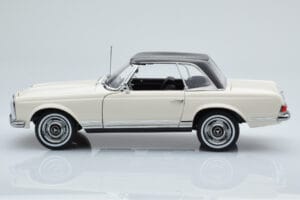 Mercedes 230 SL W113 Pagoda Fehér Limitált Kiadás Norev 1:18 183768 Fém – 5. kép a 9-ből