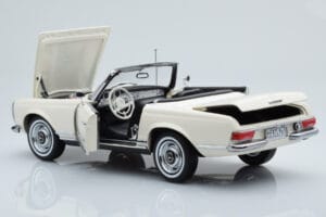 Mercedes 230 SL W113 Pagoda Fehér Limitált Kiadás Norev 1:18 183768 Fém – 6. kép a 9-ből