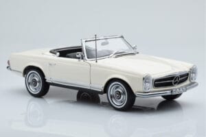 Mercedes 230 SL W113 Pagoda Fehér Limitált Kiadás Norev 1:18 183768 Fém – 7. kép a 9-ből