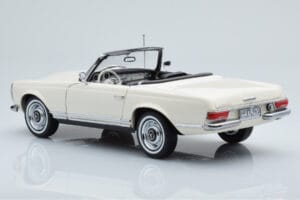 Mercedes 230 SL W113 Pagoda Fehér Limitált Kiadás Norev 1:18 183768 Fém – 8. kép a 9-ből