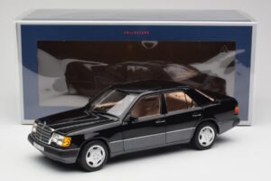 Mercedes 230E W124 AMG Wheels Fekete Limitált Kiadás Norev 1:18 183950 Fém – 12. kép a 12-ből